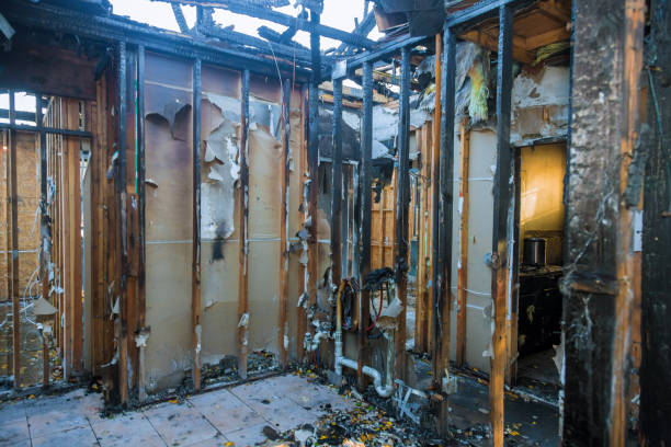 Professional Fire Damage Removal technician working in Langhorne, PA